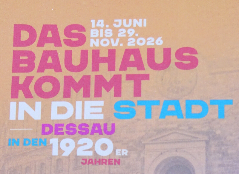 Das Bauhaus kommt in die Stadt Dessau